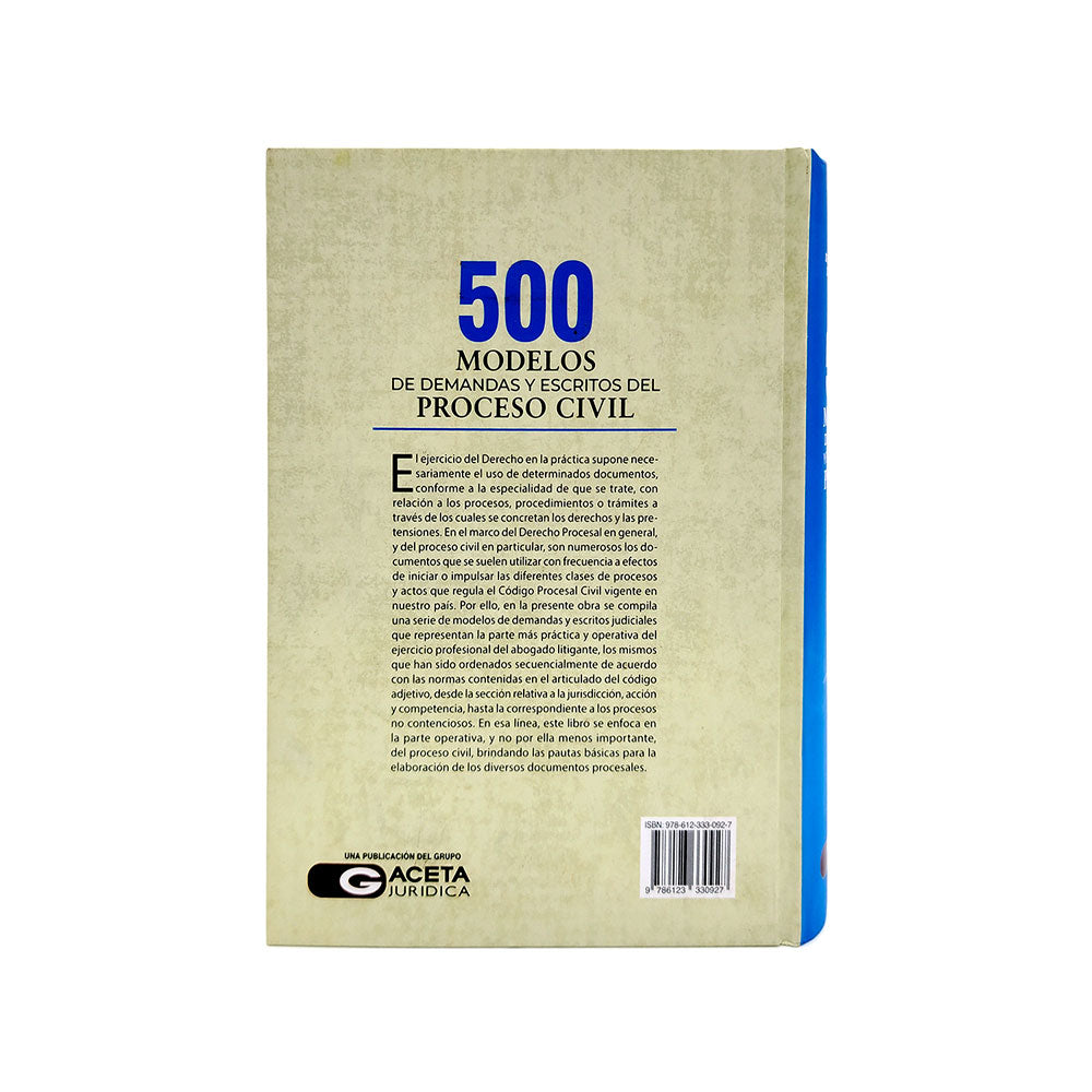 500 Modelos de Demandas y Escritos del Proceso Civil