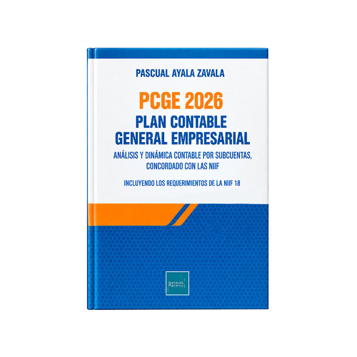 PCGE 2026 - Plan contable general empresarial, Pascual Ayala Zavala, Instituto Pacífico