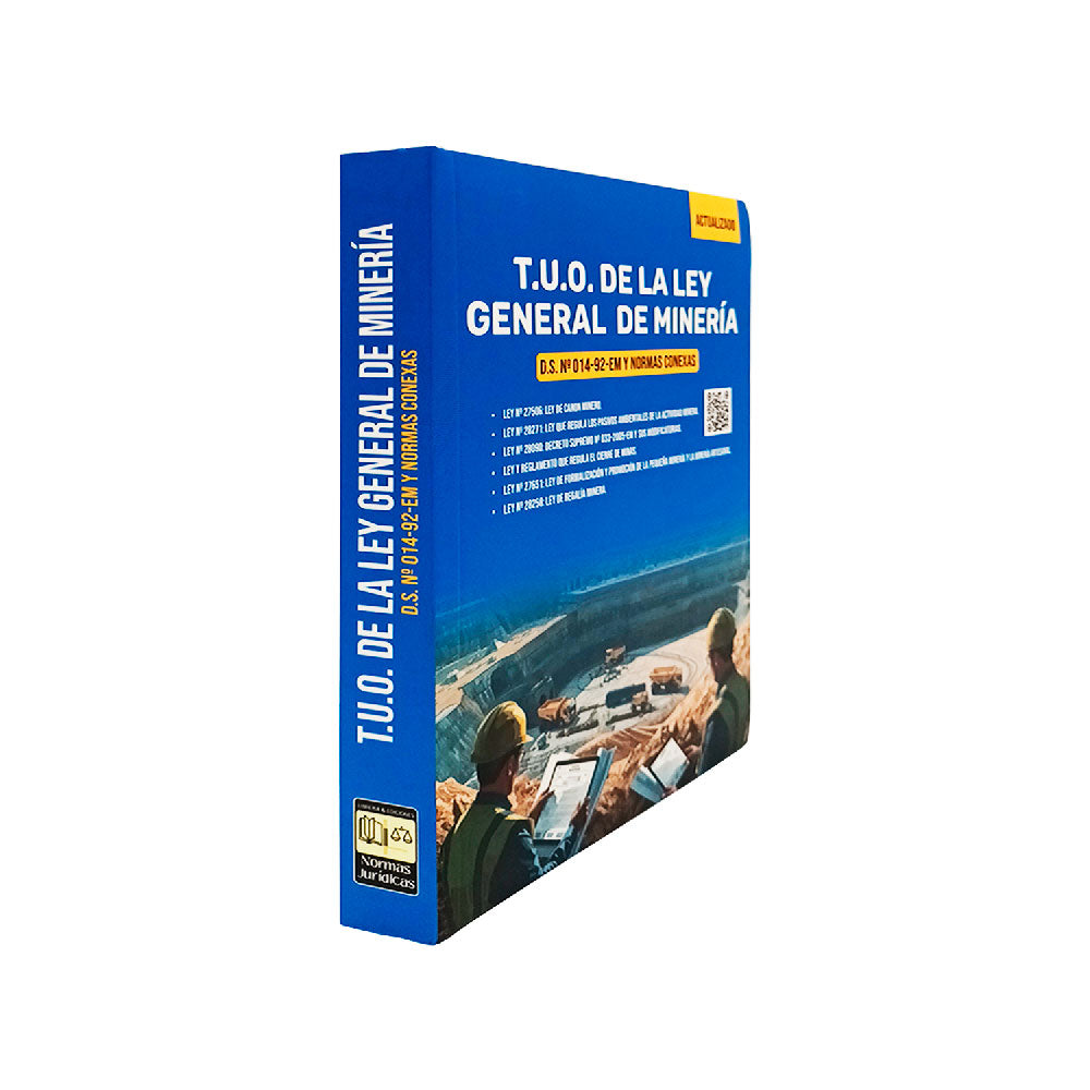 T.U.O. de la Ley General de Minería – Actualizado