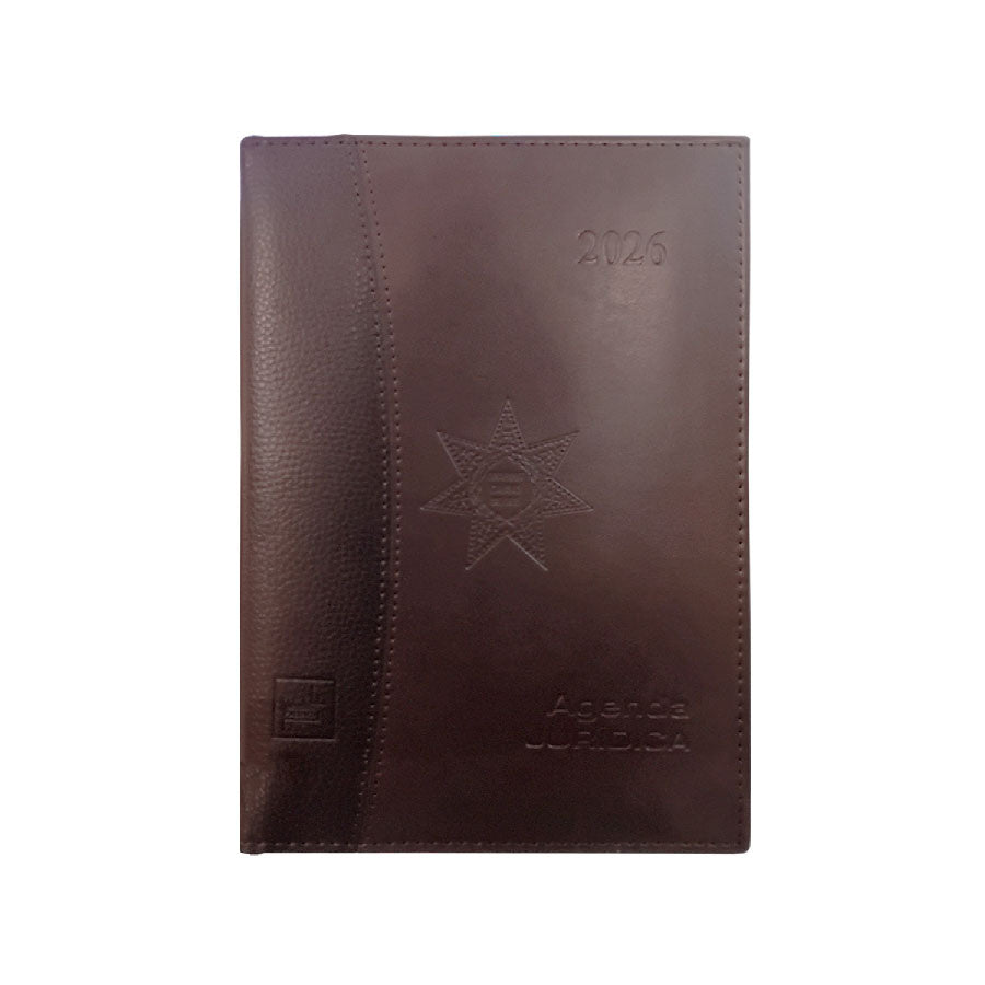 Agenda Jurídica 2026 Marrón