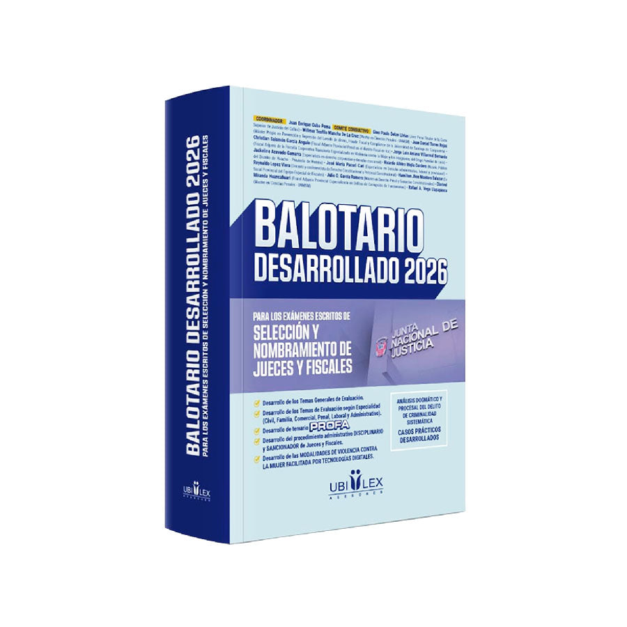 Balotario Desarrollado 2026