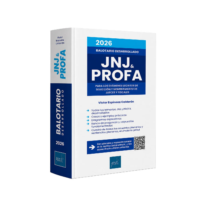 Balotario Desarrollado JNJ & PROFA 2026