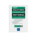 Balotario Desarrollado Notarial 2026 | Temario Oficial MINJUS + Preguntas Resueltas
