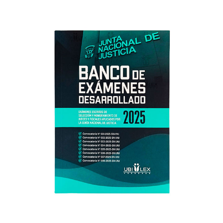 Banco de Exámenes Desarrollado JNJ 2025