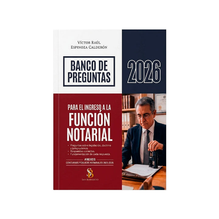 Banco de Preguntas para el ingreso a la Función Notarial - 2026