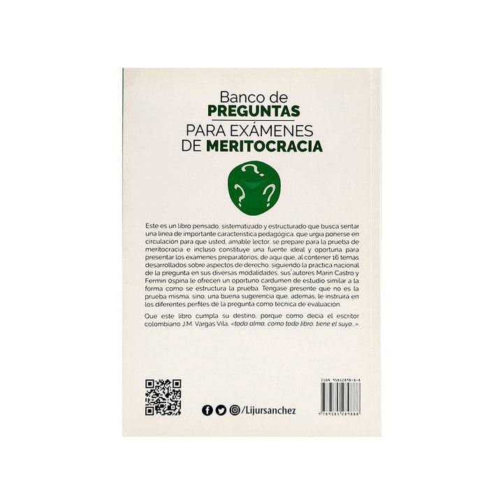 Banco de Preguntas para Exámen de Meritocracia
