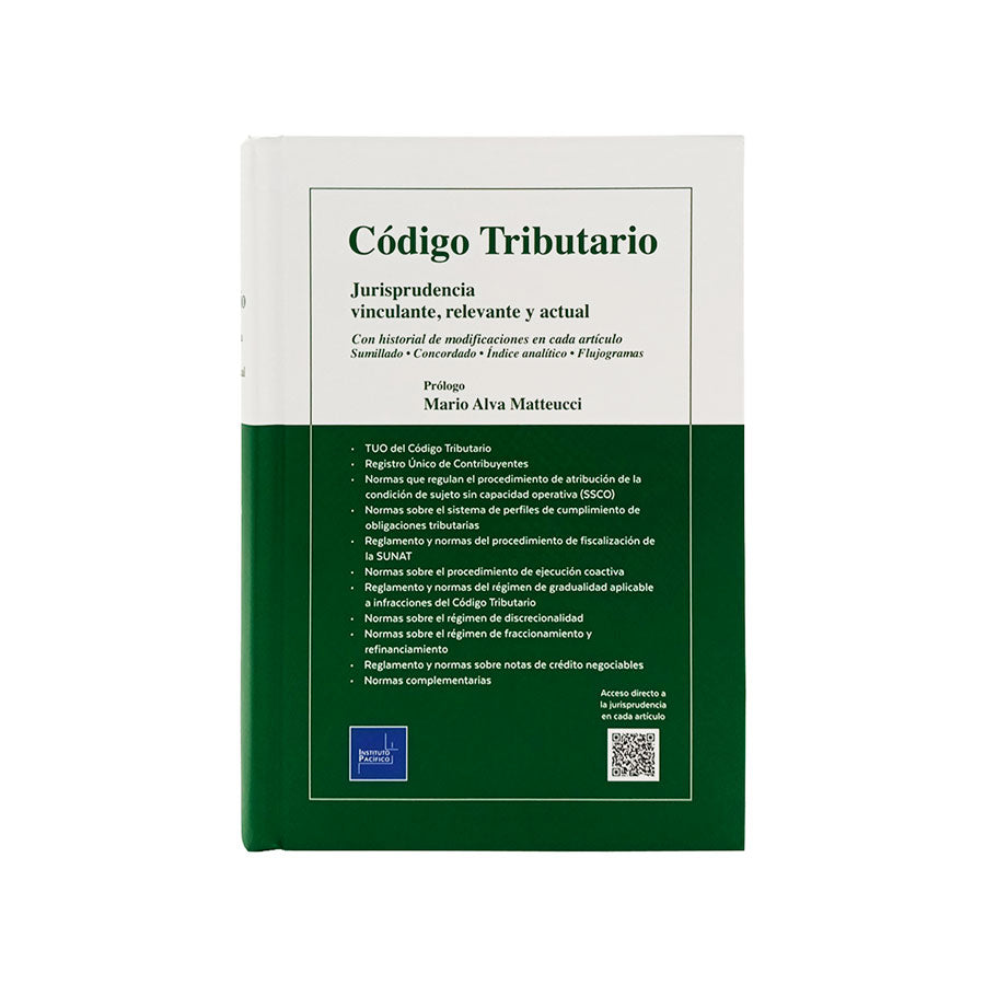 Código Tributario – Libro Jurídico