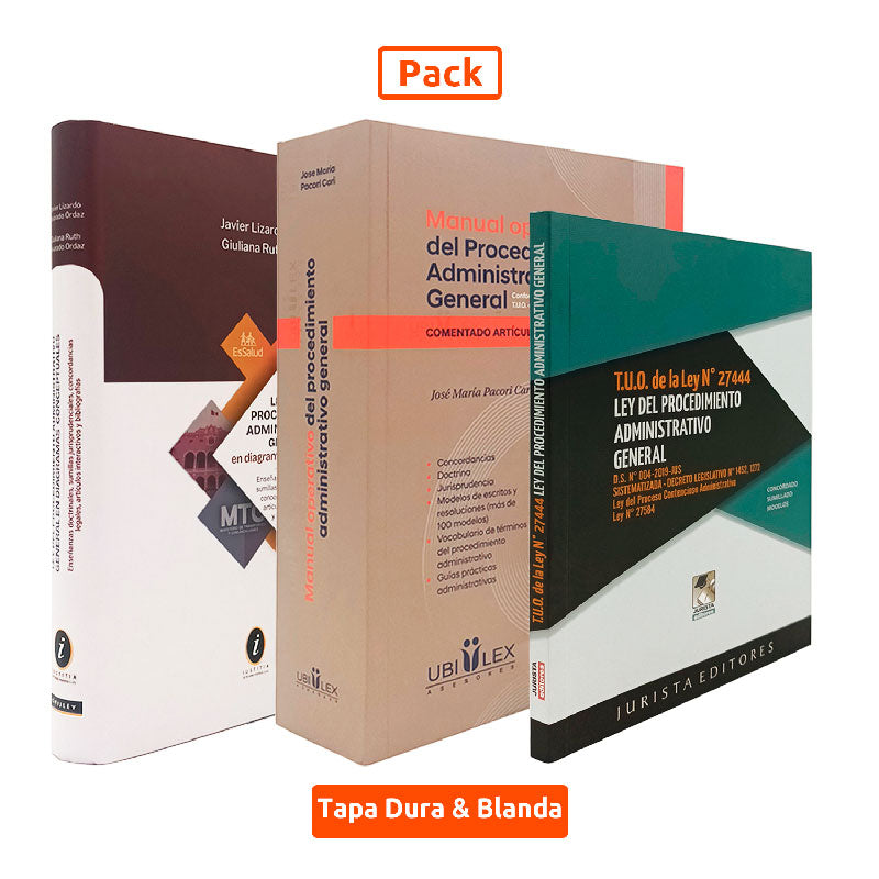 Pack Especial – Ley del Procedimiento Administrativo General