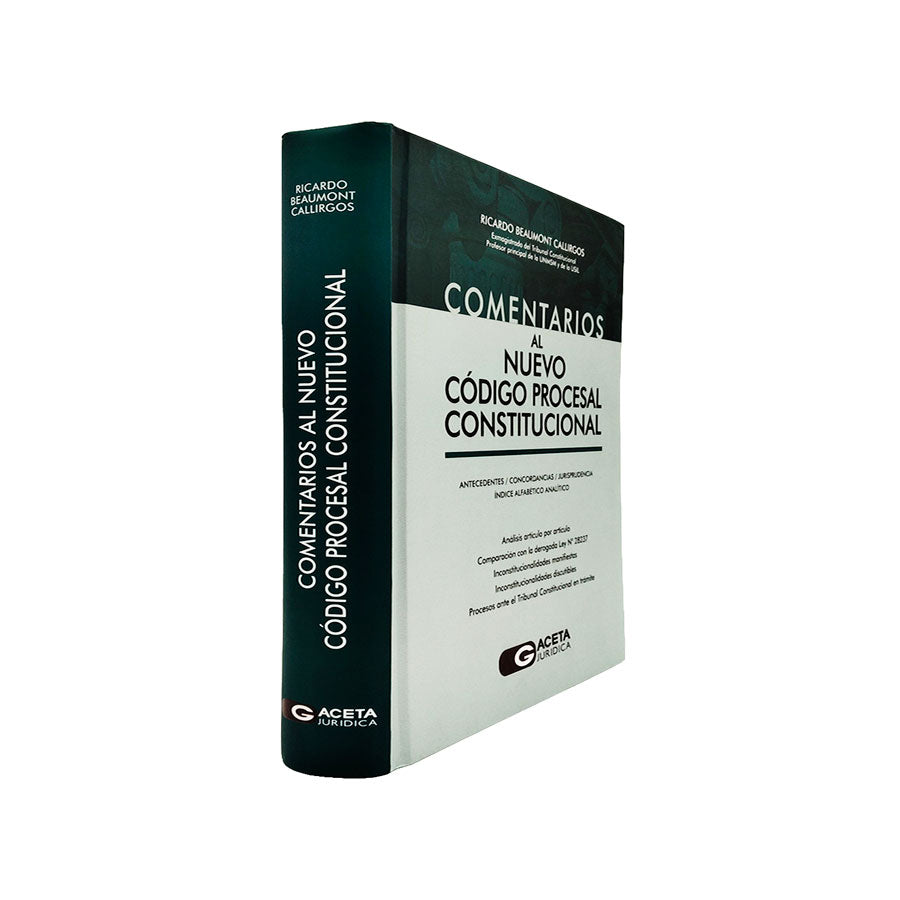 Comentarios al Nuevo Código Procesal Constitucional