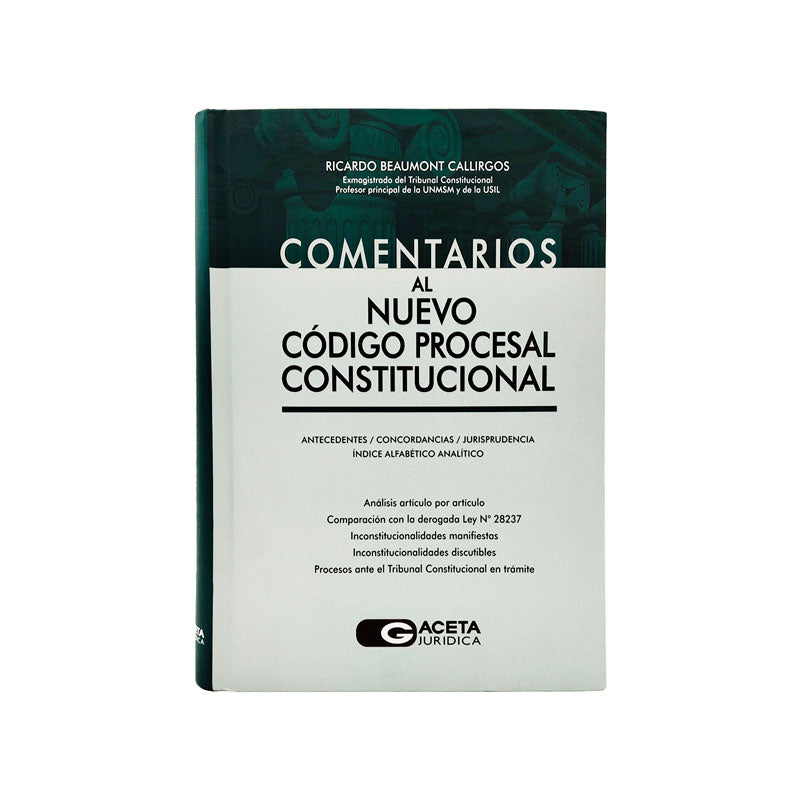 Comentarios al Nuevo Código Procesal Constitucional