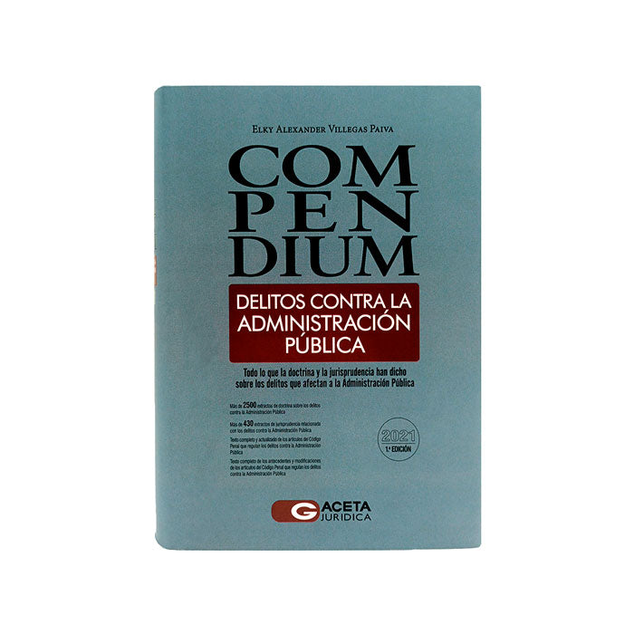 Compendium Delitos contra la Administración Pública