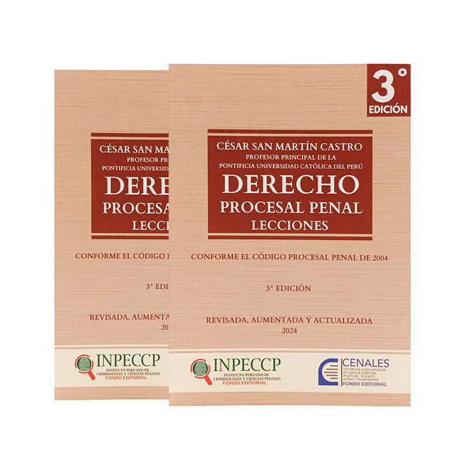Derecho Procesal Penal Lecciones (2 tomos)
