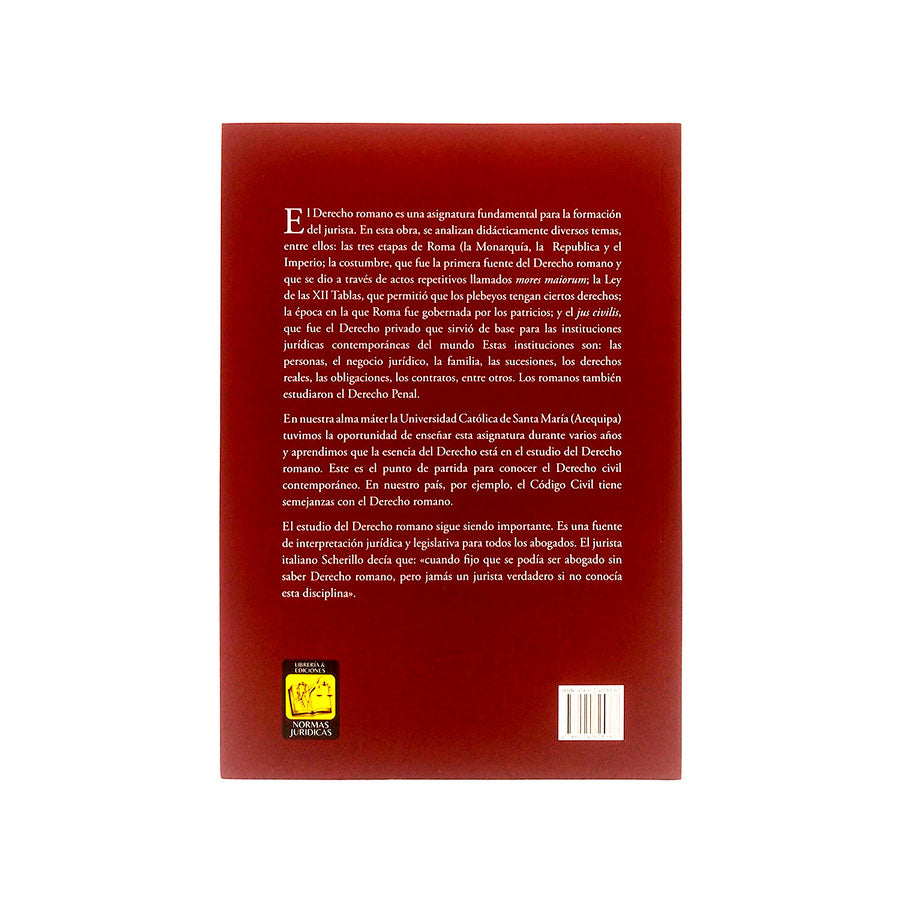 Derecho Romano de César Augusto Fonseca Tapia