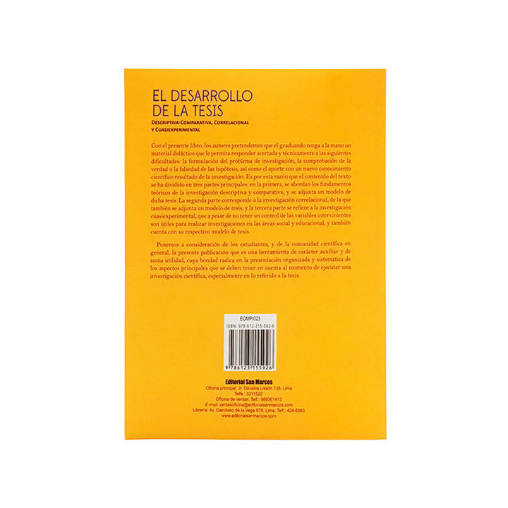 El Desarrollo de la Tesis