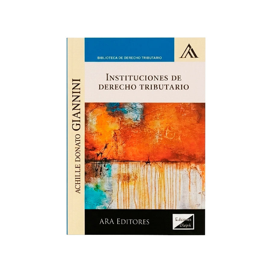 Instituciones de Derecho Tributario
