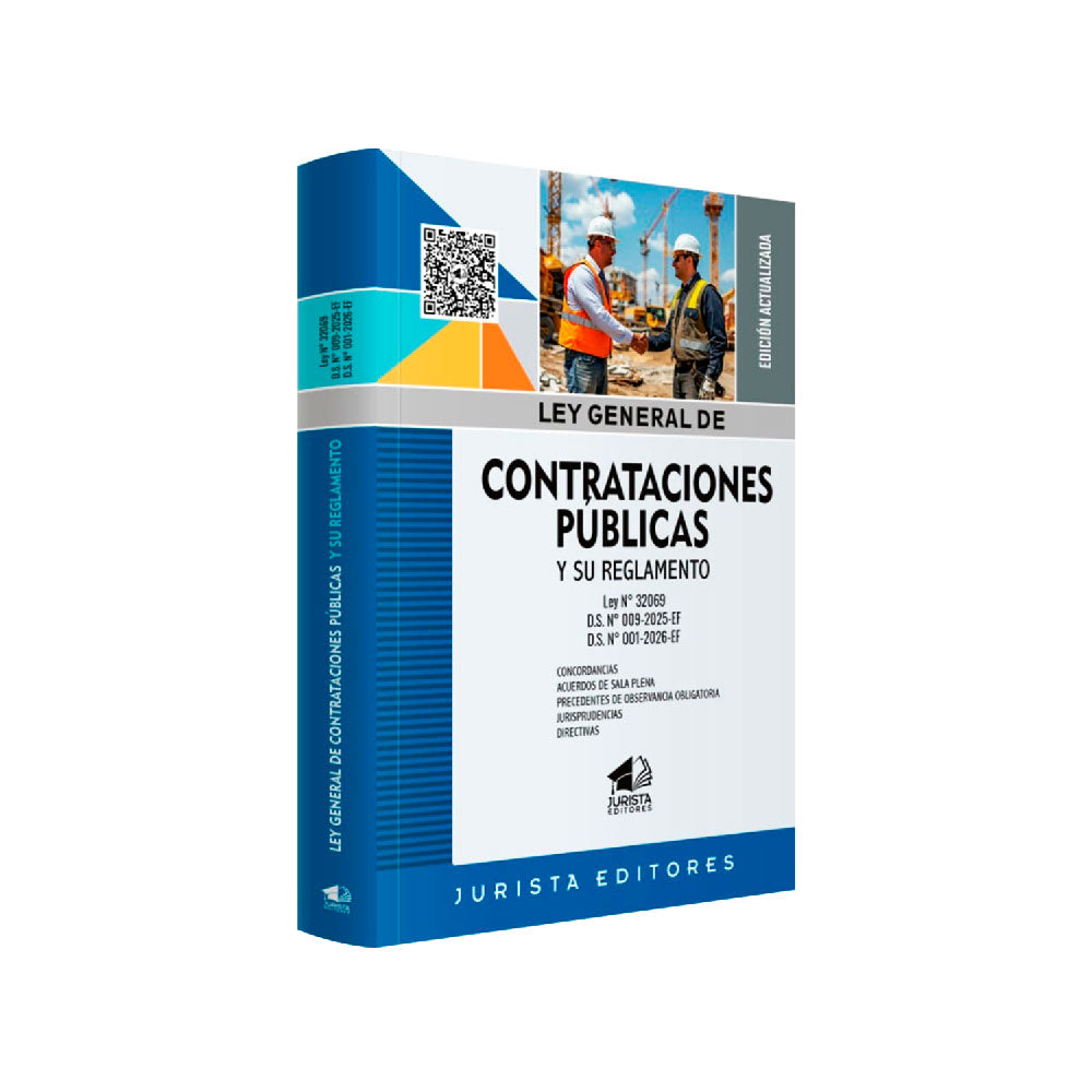 Ley General de Contrataciones Públicas y su Reglamento – Ley N°32069 + QR