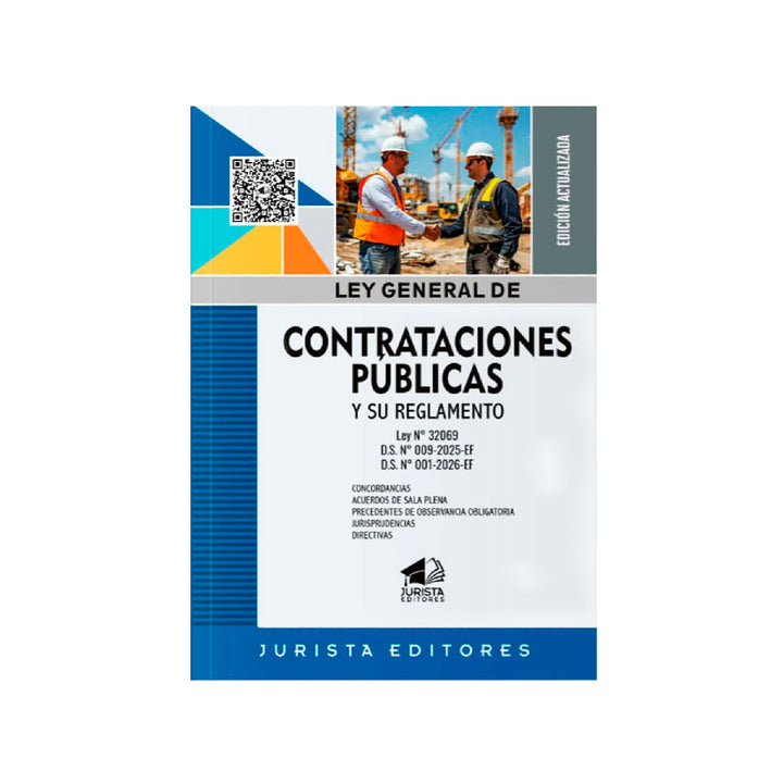 Ley General de Contrataciones Públicas y su Reglamento – Ley N°32069 + QR