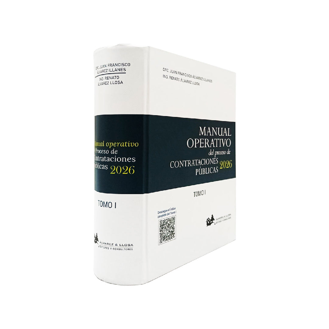 Manual Operativo del Proceso de Contrataciones Públicas 2026 (Tomo I y Tomo II)