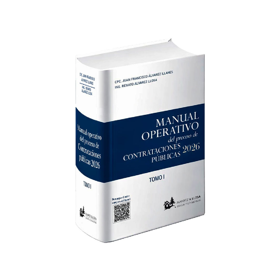 Manual Operativo del Proceso de Contrataciones Públicas 2026 (Tomo I y Tomo II)