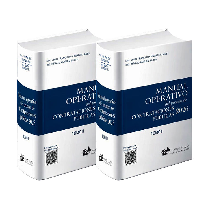 Manual Operativo del Proceso de Contrataciones Públicas 2026 (Tomo I y Tomo II)