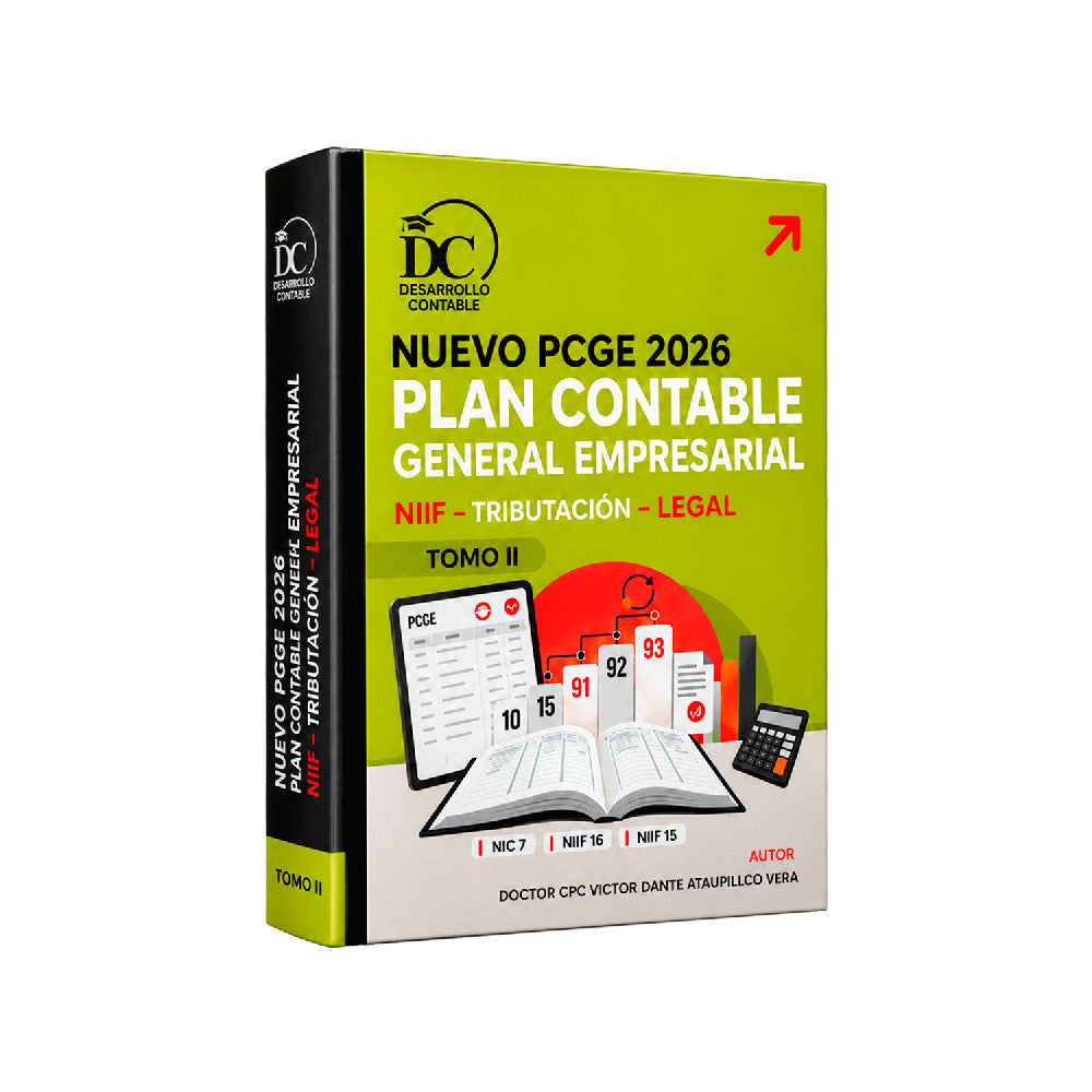 Nuevo PCGE 2026 Plan Contable General Empresarial, Víctor Dante Ataupillco Vera, Desarrollo Contable, tomo 2