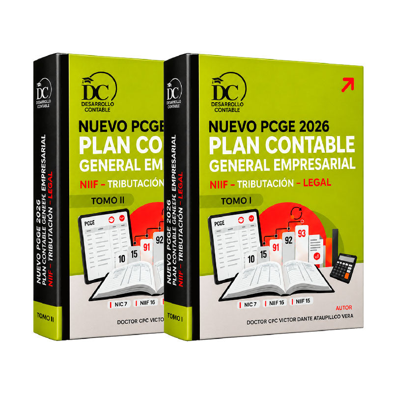 Nuevo PCGE 2026: Plan Contable General Empresarial, Víctor Dante Ataupillco Vera, Desarrollo Contable