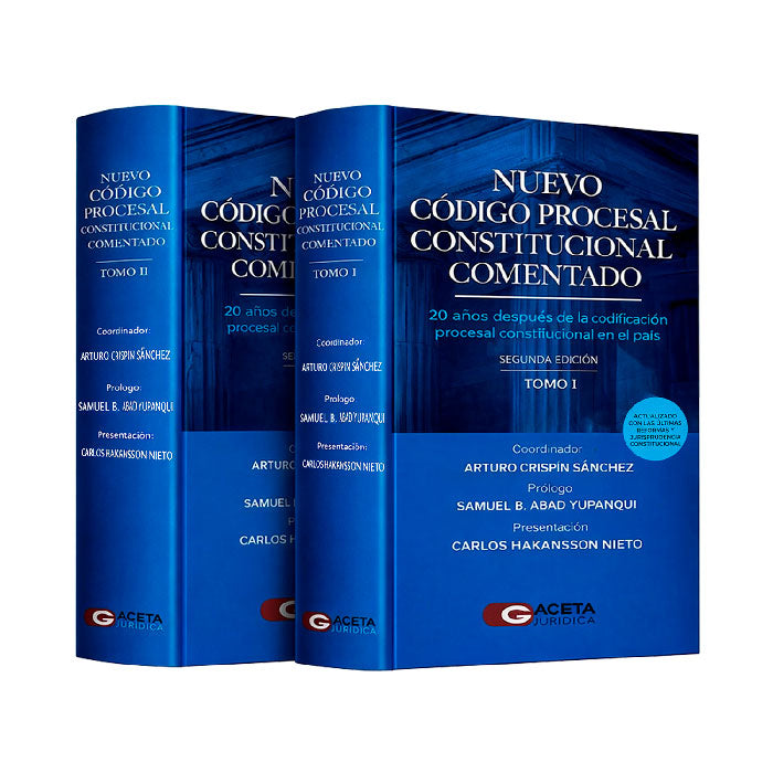 Nuevo Código Procesal Constitucional Comentado (2 Tomos)