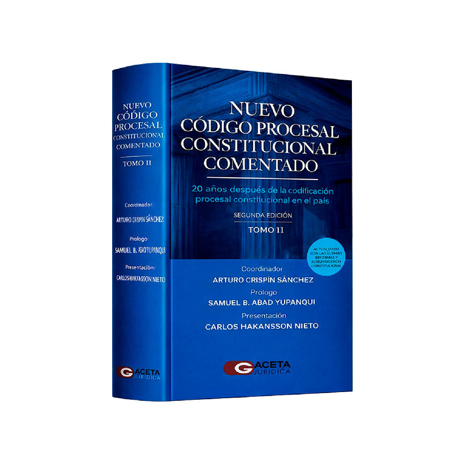 Nuevo Código Procesal Constitucional Comentado (2 Tomos)