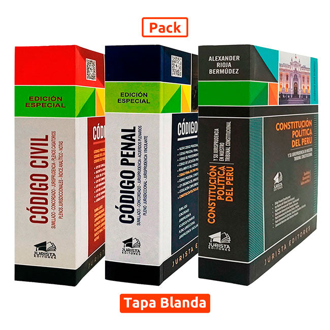 Pack de Códigos y Constitución Política del Perú