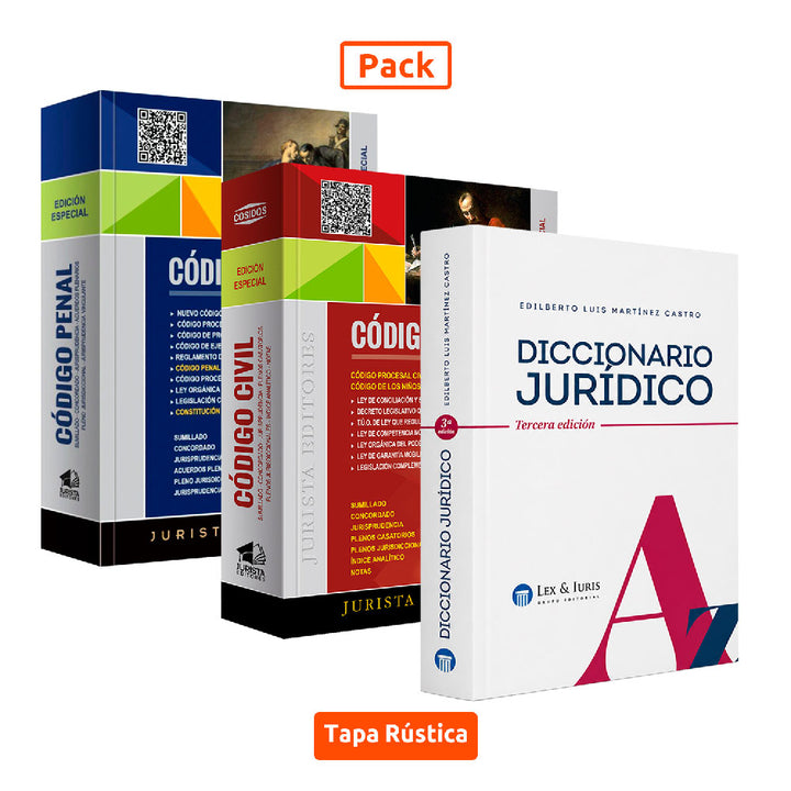 Pack Jurídico 2026: Código Civil, Código Penal y Diccionario Jurídico