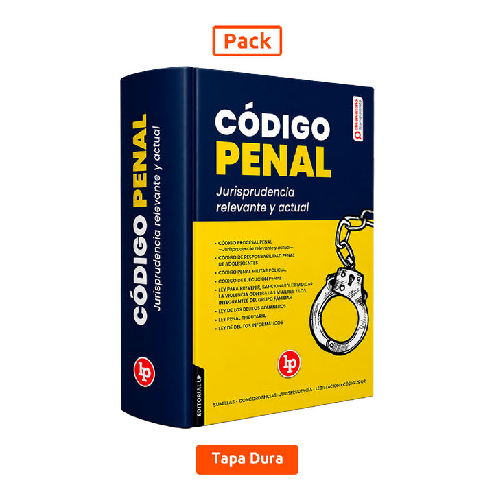 Pack Trío LP 2026: Código Civil + Código Penal + Constitución Política del Perú
