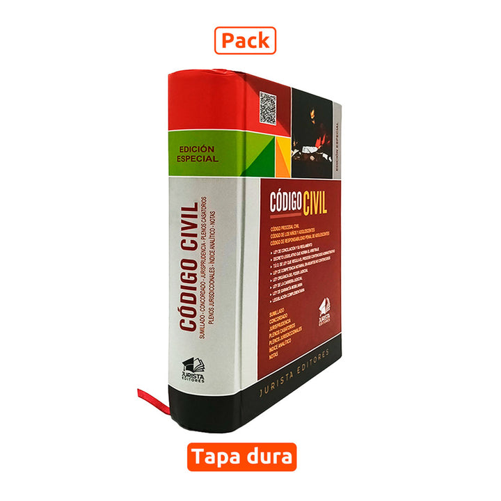 Pack Código Civil y Código Penal Jurista Editores - Tapa Dura