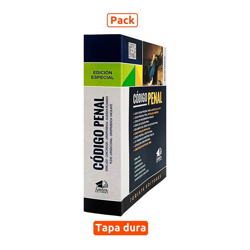 Pack Código Civil y Penal + Constitución Política del Perú
