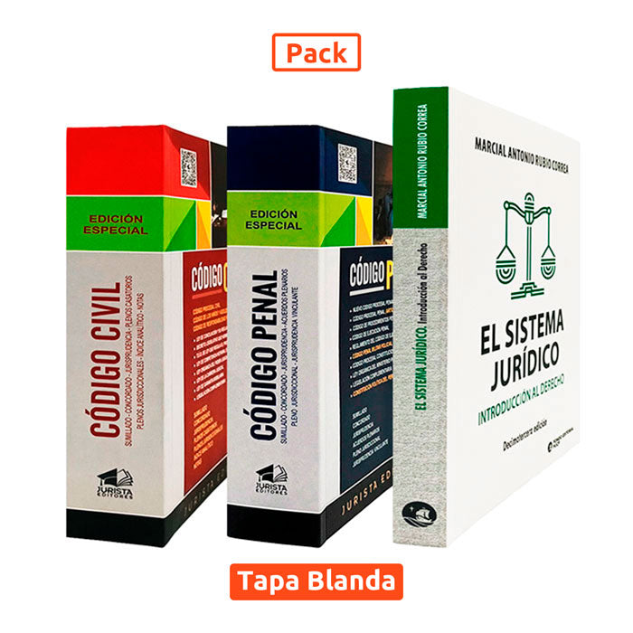 Pack Código Civil y Penal + El Sistema Jurídico