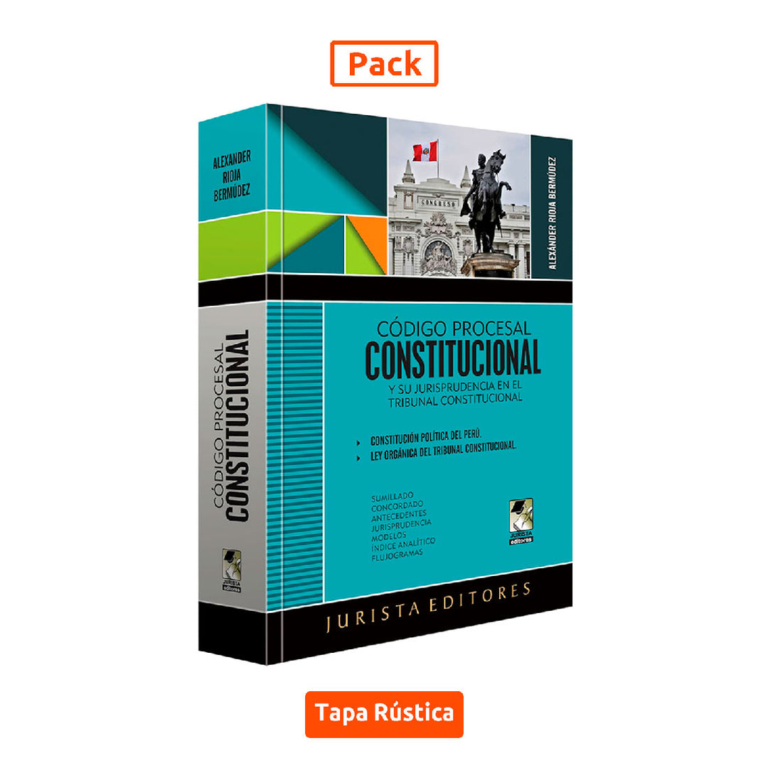Pack Constitución Política del Perú y Código Procesal Constitucional, Juristas Editores