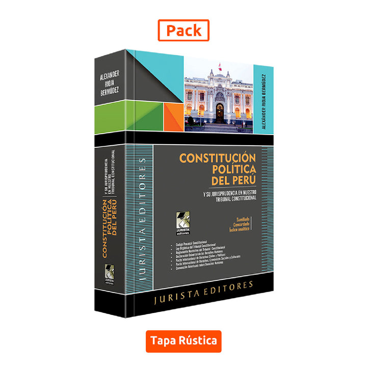 Pack Constitución Política del Perú y Código Procesal Constitucional, Juristas Editores