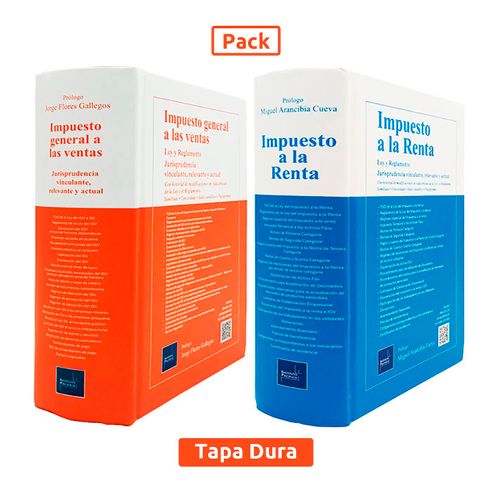 Pack Impuesto General a las Ventas + Impuesto a la Renta