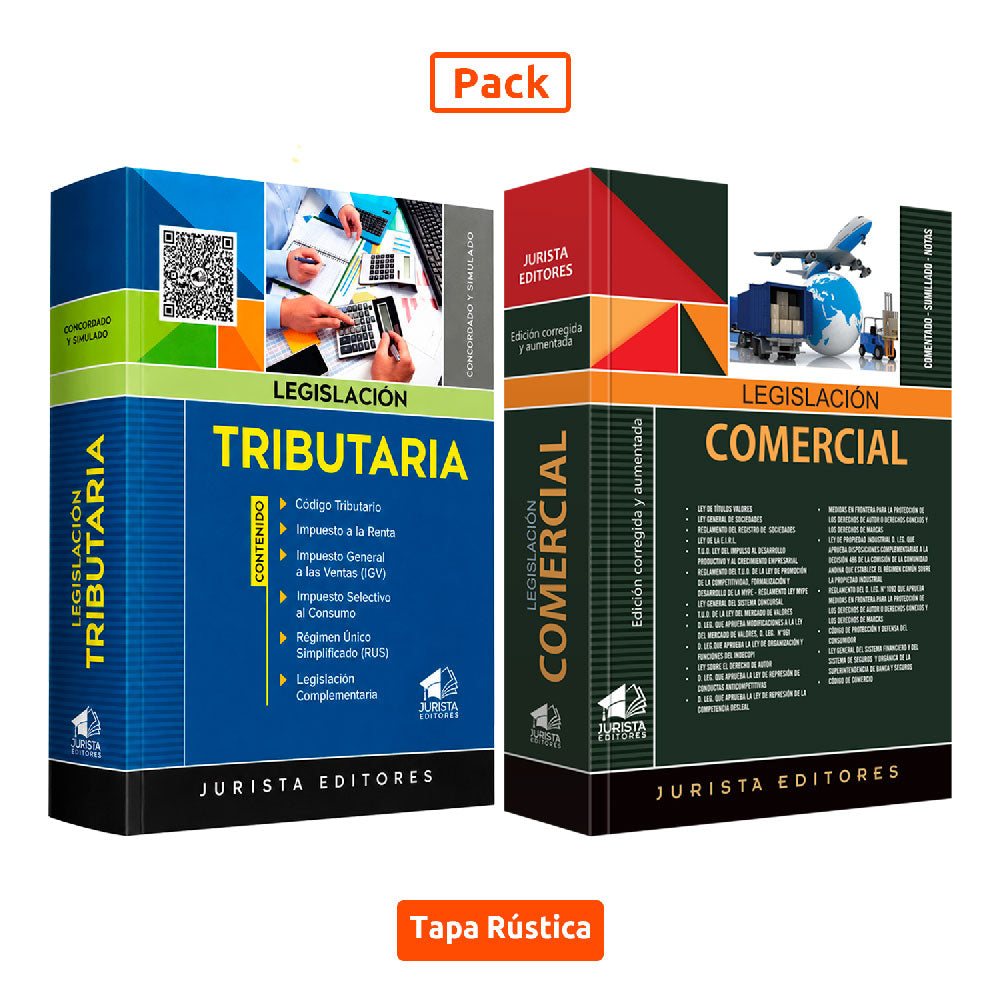 Pack Legislación Tributaria y Comercial, Jurista Editores