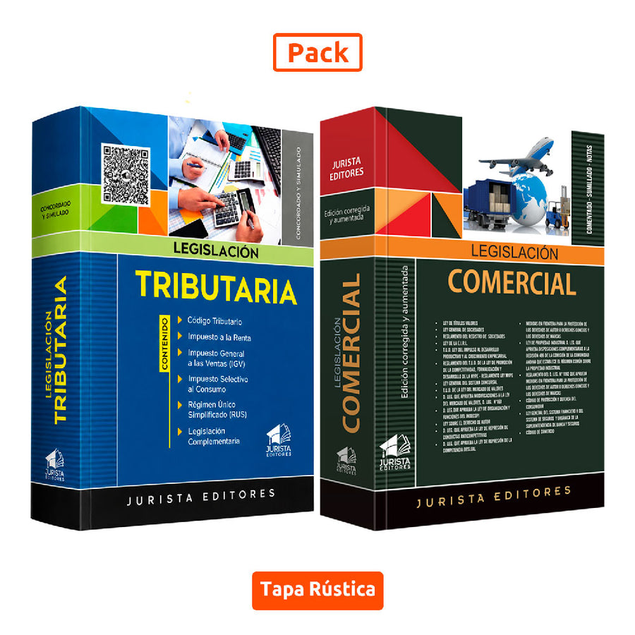 Pack Legislación Tributaria y Comercial, Jurista Editores