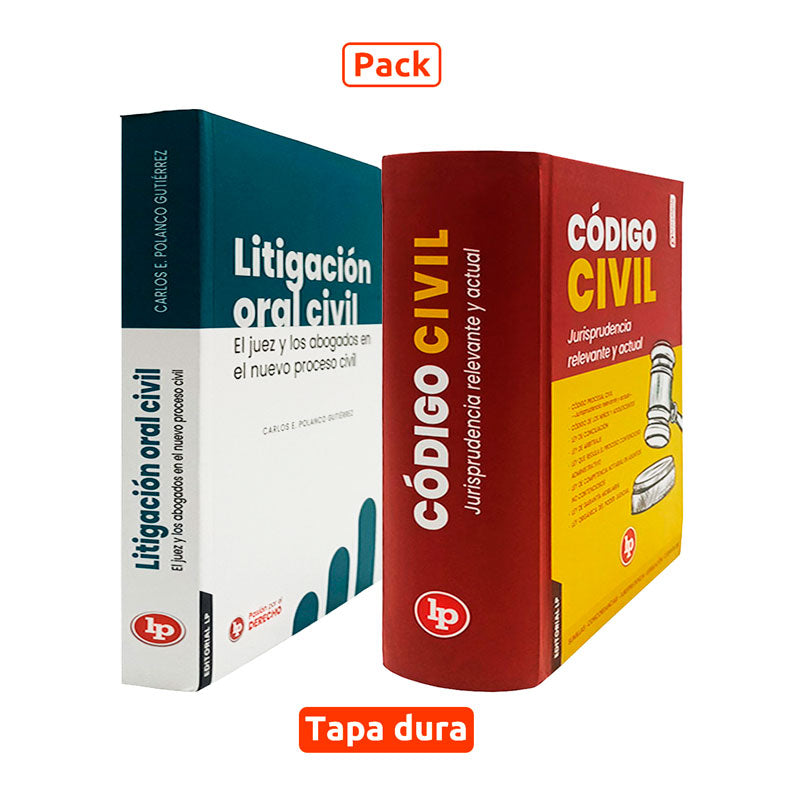 Pack Litigación oral civil y Código Civil - LP