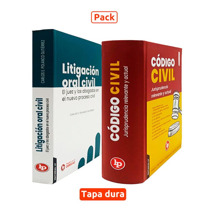 Pack Litigación oral civil y Código Civil - LP