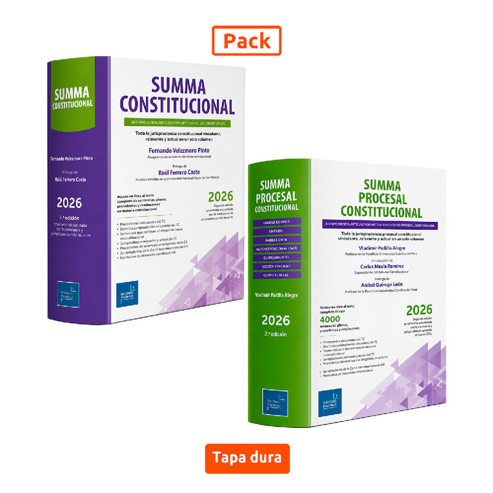Pack Summa Constitucional + Summa Procesal Constitucional 2026