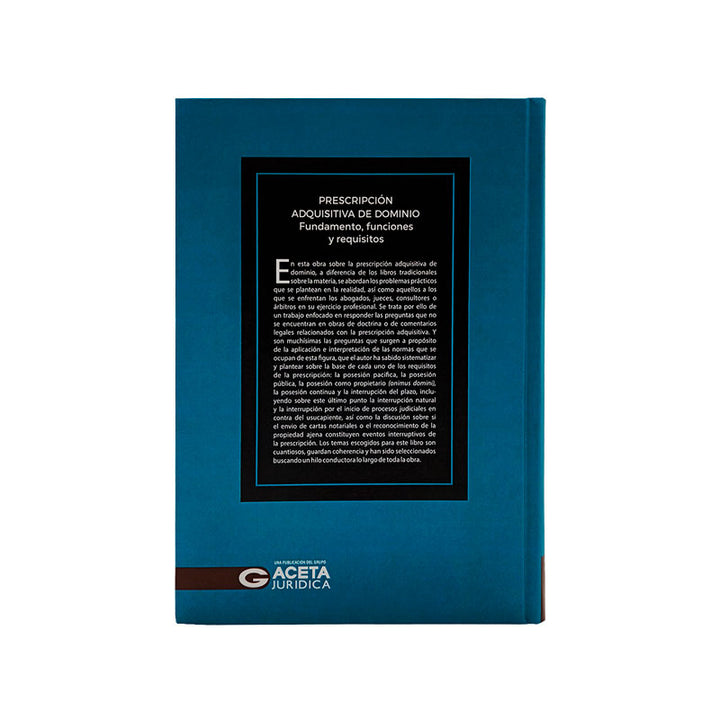 Prescripción Adquisitiva de Dominio