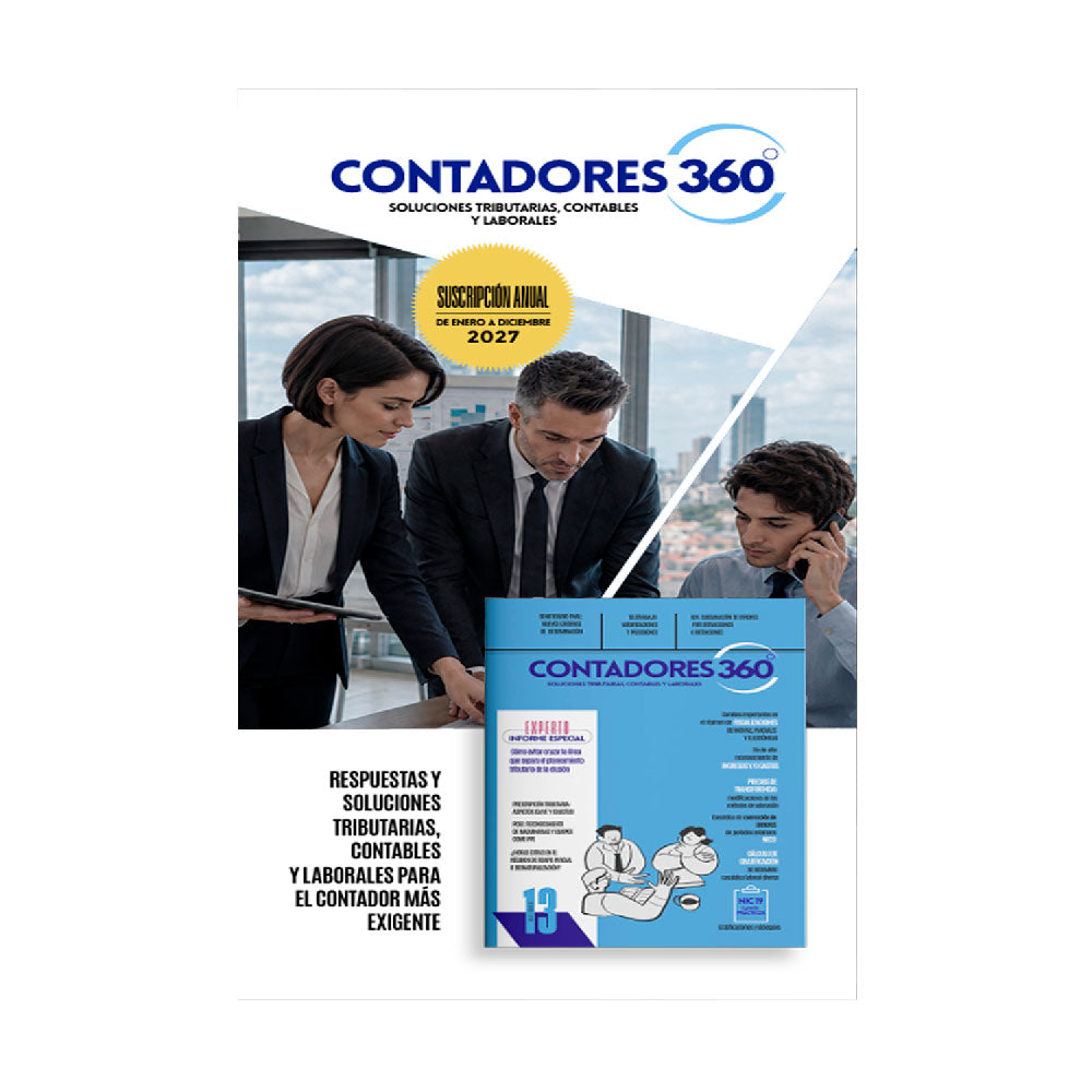 Suscripción Praxis Anual Contadores 360°, 2027, Praxis, autores de Contadores y Empresas