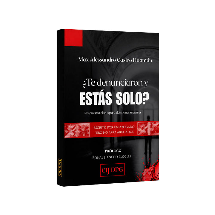 ¿Te denunciaron y estás solo?