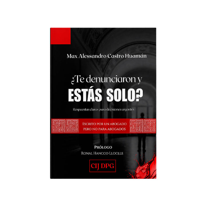 ¿Te denunciaron y estás solo?