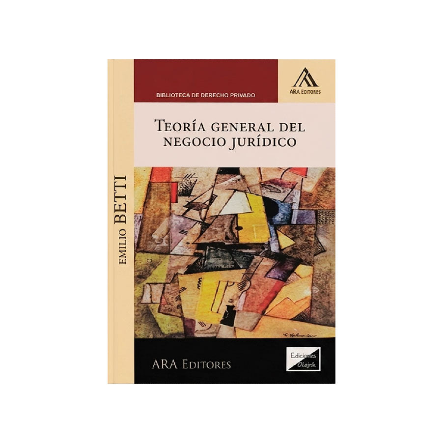 Teoría General del Negocio Jurídico